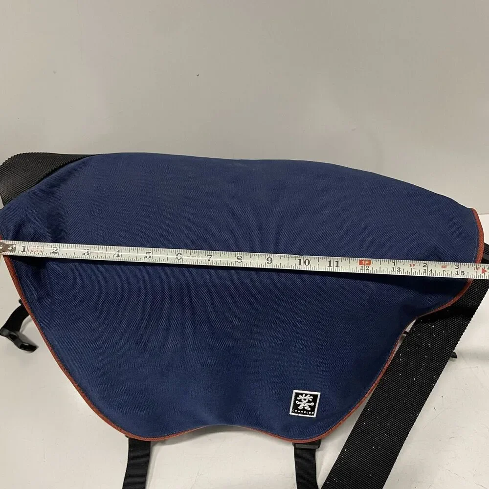 Crumpler 15” Camera Bag Blue Messenger Courier Crossbody Dividers Pads Strap